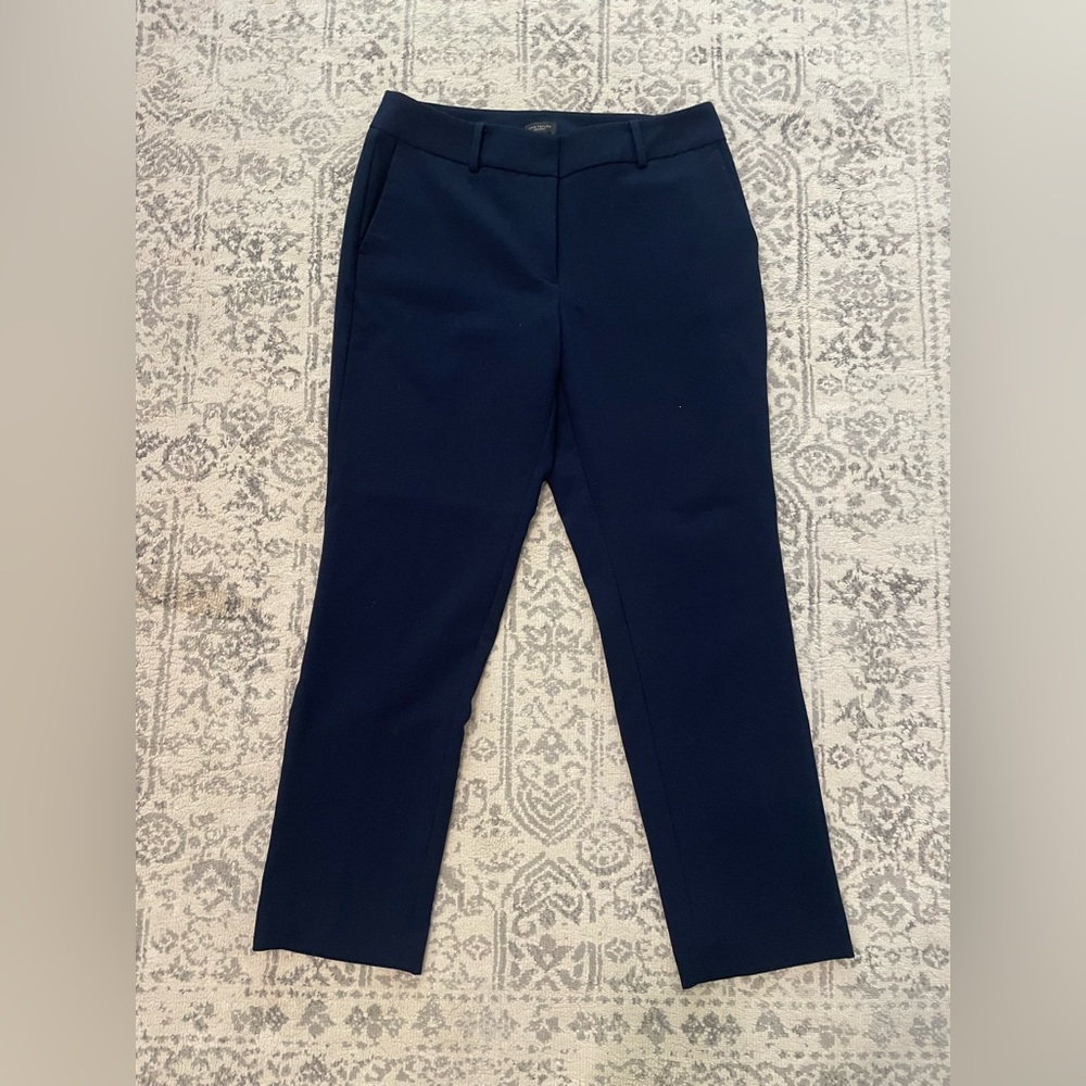 Ann Taylor Factory Navy Ankle Pants